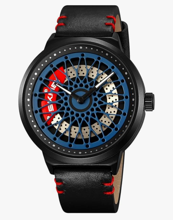 SKMEI Men's Stainless Steel Quartz Analogue Wrist Watch for Every Day Use - 2356